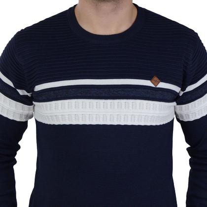 Imagem de Blusa Masculina Red Nose Sueter Tricot  Azul  - 9590089