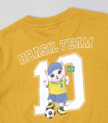 Imagem de Blusa Menina Infantil Brasil Rovitex Kids Amarelo