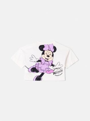Imagem de Blusa Minnie Feliz Com Laço em Tule Animê