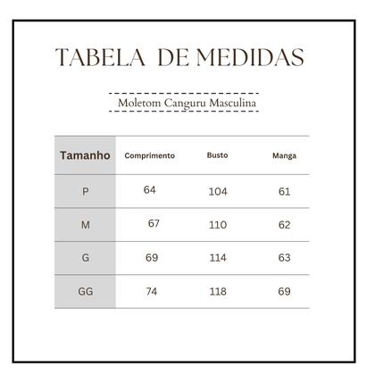 Imagem de Blusa Moletom Bolso Canguru Com Capuz Masculino Básico Liso Frio