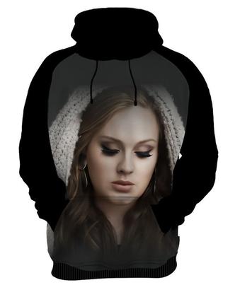 Imagem de Blusa Moletom Canguru Adele Artista 2_x000D_