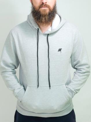 Imagem de Blusa Moletom Canguru com Capuz Plus Size Algodão Basico Casual