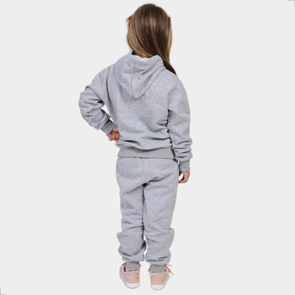 Imagem de Blusa Moletom Canguru Infantil Com Capuz Bolso Liso