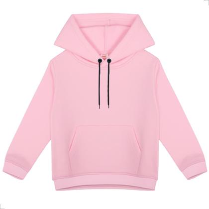 Imagem de Blusa Moletom Canguru Infantil Com Capuz Bolso Liso