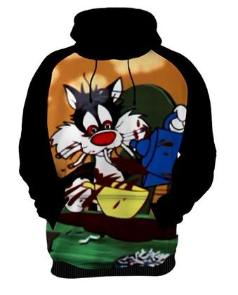 Imagem de Blusa Moletom Canguru Looney Tunes Frajola 5_x000D_