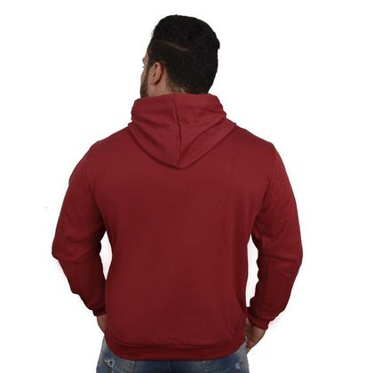 Imagem de Blusa Moletom Casaco Feminino Canguru Com Zíper