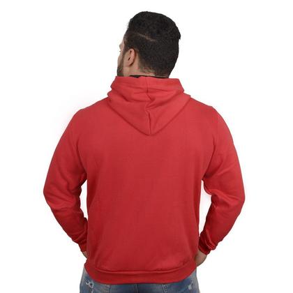 Imagem de Blusa Moletom Casaco Feminino Canguru Com Zíper