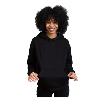 Imagem de Blusa Moletom Flanelado Unissex Com Capuz