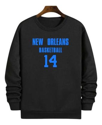 Imagem de Blusa Moletom Gola Basquete New Orleans Basketball Número 14