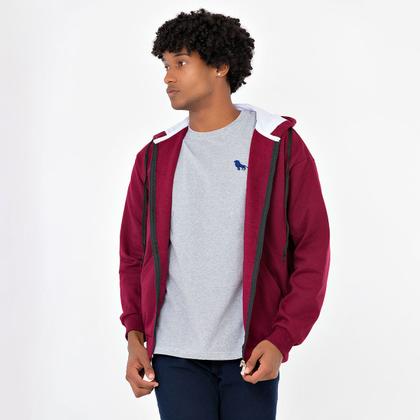 Imagem de Blusa Moletom Grosso C/ Touca e de Zipper C/ 40% De Desconto