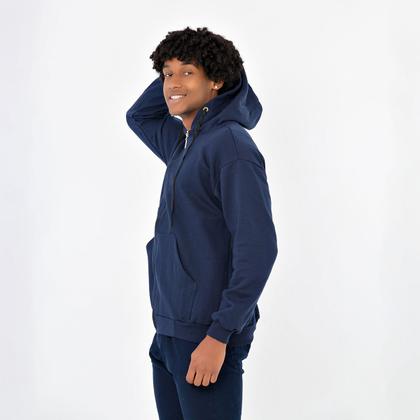 Imagem de Blusa Moletom Grosso C/ Touca e de Zipper C/ 40% De Desconto