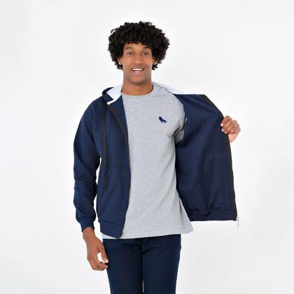 Imagem de Blusa Moletom Grosso C/ Touca e de Zipper C/ 40% De Desconto