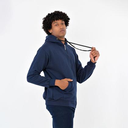 Imagem de Blusa Moletom Grosso C/ Touca e de Zipper C/ 40% De Desconto