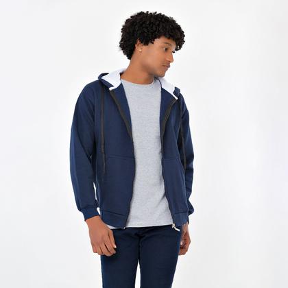 Imagem de Blusa Moletom Grosso C/ Touca e de Zipper C/ 40% De Desconto