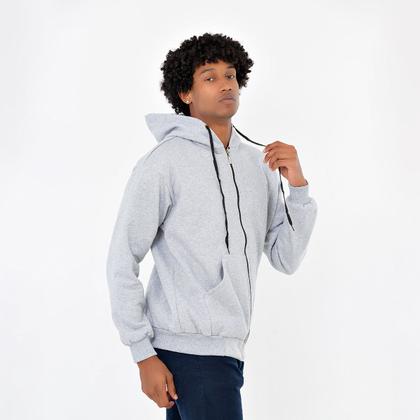 Imagem de Blusa Moletom Grosso C/ Touca e de Zipper C/ 40% De Desconto