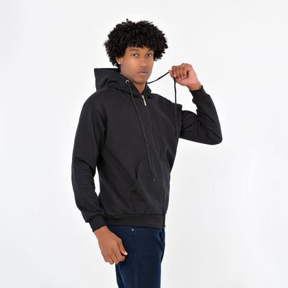 Imagem de Blusa Moletom Grosso C/ Touca e de Zipper C/ 40% De Desconto