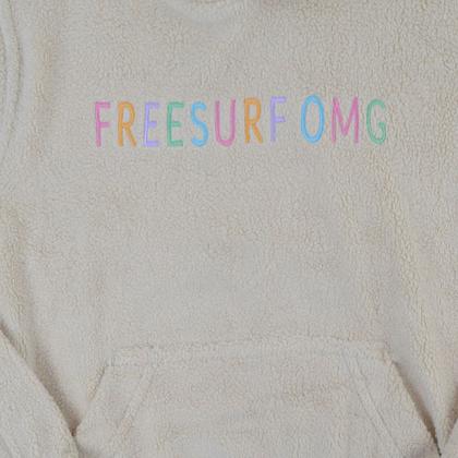 Imagem de Blusa Moletom Infantil Freesurf Cotton Candy Bege - 1410