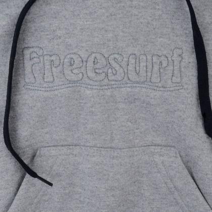 Imagem de Blusa Moletom Infantil Freesurf Waves Cinza Mescla - 1410