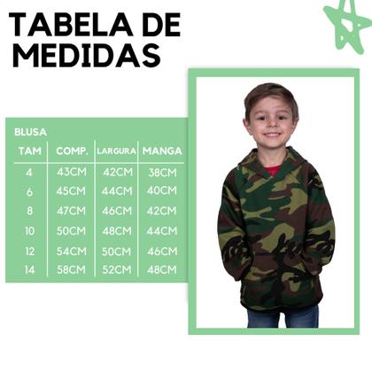 Imagem de Blusa Moletom Infantil Liso Premium Algodão Felpudo Várias Cores 