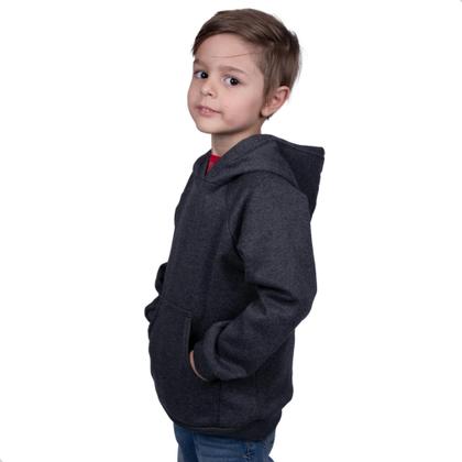 Imagem de Blusa Moletom Infantil Liso Premium Algodão Felpudo Várias Cores 