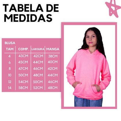 Imagem de Blusa Moletom Infantil Liso Premium Algodão Felpudo Várias Cores 