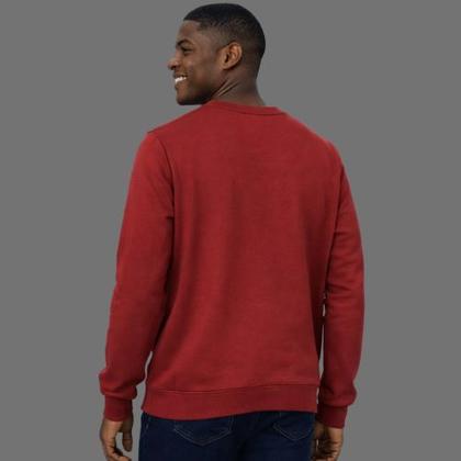 Imagem de Blusa Moletom Manga Longa Gola Careca Canelada Malwee