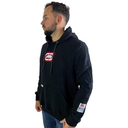 Imagem de Blusa Moletom Masculina Ecko Unltd Original Canguru C/ Capuz Forro Peluciado Cor:PretoTamanho:G