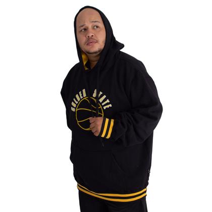 Imagem de Blusa Moletom Masculina Plus Size M10 Dunk Golden State