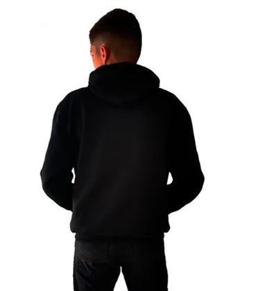 Imagem de Blusa Moletom  Masculino e Feminino casaco blusa de frio flanelado Canguru com bolso e capuz -M002