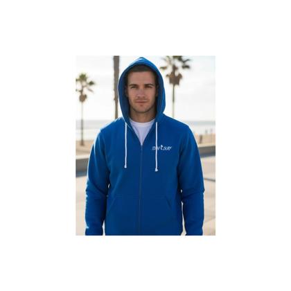 Imagem de Blusa Moletom Masculino Touca e Ziper Surf P M G Gg
