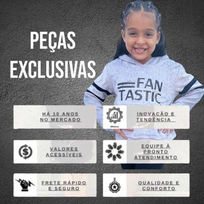 Imagem de Blusa Moletom Plush Criança Menina Fechada Aveludada inverno