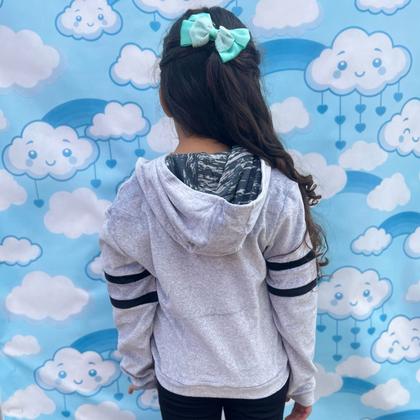 Imagem de Blusa Moletom Plush Criança Menina Fechada Aveludada inverno