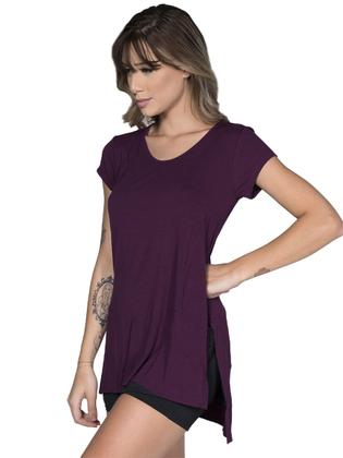 Imagem de Blusa Mullet Fitness Vekyo Modas Feminina Tapa Bumbum Manga Curta Roupa de Academia Casual 