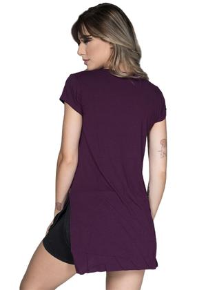 Imagem de Blusa Mullet Fitness Vekyo Modas Feminina Tapa Bumbum Manga Curta Roupa de Academia Casual 