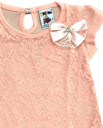 Imagem de Blusa para bebê em renda para festa luxo