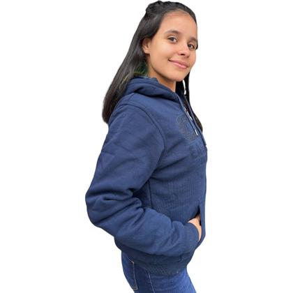 Imagem de Blusa Peluciada Moletom Frio Juvenil Menina Feminina Outono