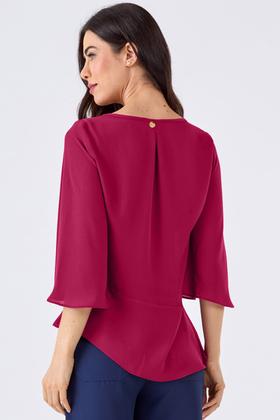 Imagem de Blusa PKS Assimétrica Magenta