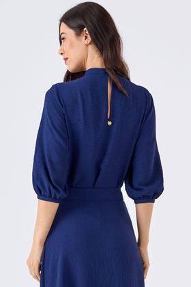 Imagem de Blusa PKS Manga 7/8 Azul Marinho