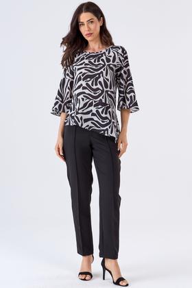 Imagem de Blusa PKS Manga 7/8 Estampa P&B