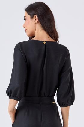 Imagem de Blusa PKS Manga 7/8 Preta