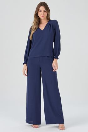 Imagem de Blusa PKS Manga Longa Azul Marinho