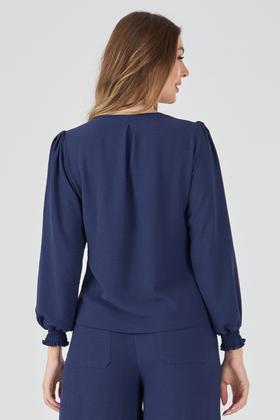 Imagem de Blusa PKS Manga Longa Azul Marinho