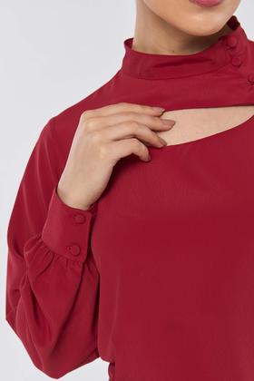 Imagem de Blusa PKS Manga Longa Botões Bordo