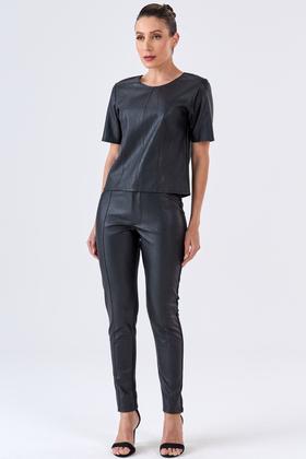 Imagem de Blusa PKS material sintético Preta