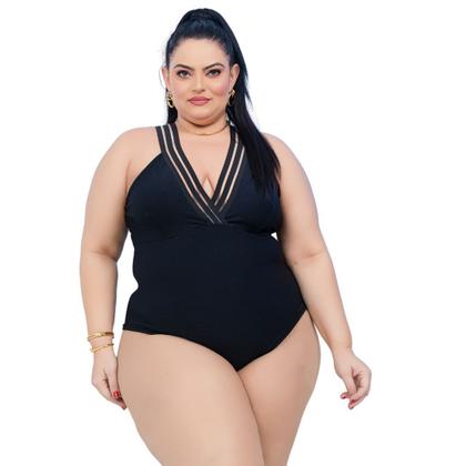 Imagem de Blusa Plus Size Feminina Body Bori Sensual Festas Luxo
