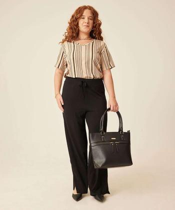 Imagem de Blusa Plus Size Feminina Listrada Marisa-59027