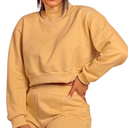 Imagem de Blusa Quentinha Frio Moletom Plus Size Cacharrel Moda- Nubia