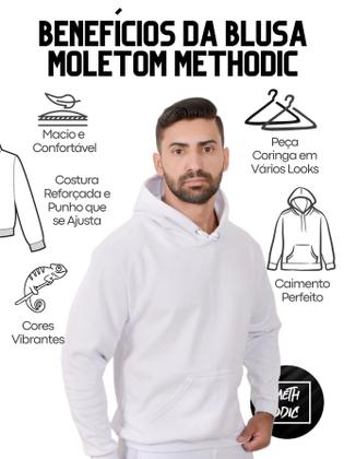 Imagem de Blusa Rapper Moletom Masculina Desenho 3D Com Bolso e Capuz Vermelho