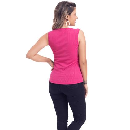 Imagem de Blusa Regata Alça Larga Várias Cores Lisa Ribana Casual
