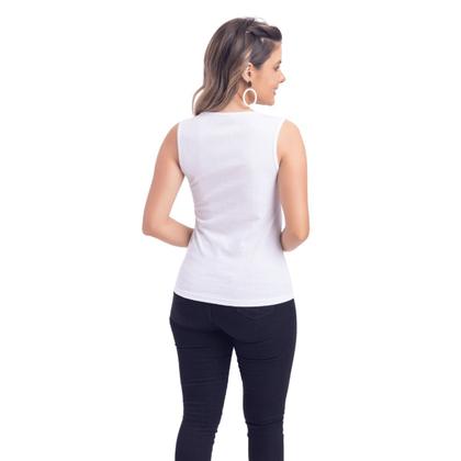Imagem de Blusa Regata Alça Larga Várias Cores Lisa Ribana Casual